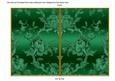 Dark Green Metallic All Over Rose 7x5in Cut and Fold Card