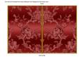 Dark Red Metallic All Over Rose 7x5in Cut and Fold Card