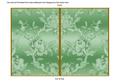 Mint Green Metallic All Over Rose 7x5in Cut and Fold Card