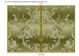 Olive Metallic All Over Rose 7x5in Cut and Fold Card
