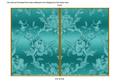 Teal Metallic All Over Rose 7x5in Cut and Fold Card