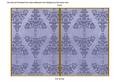 Blue Embossed Christmas Trees 7x5in Cut and Fold Card