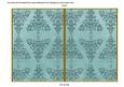 Dusky Teal Embossed Christmas Trees 7x5in Cut and Fold Card