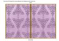 Lilac Embossed Christmas Trees 7x5in Cut and Fold Card