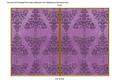 Purple Embossed Christmas Trees 7x5in Cut and Fold Card