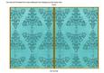 Teal Embossed Christmas Trees 7x5in Cut and Fold Card