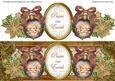 Snowy Village Bauble Peace on Earth Large Dl Topper