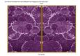 Purple Oriental Lily Pad 7x5 Cut and Fold Card
