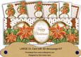 Borange Poinsettia Anglaise Happy Christmas Large Dl Kit