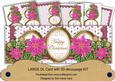 Cerise Poinsettia Anglaise Happy Christmas Large Dl Kit