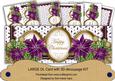 Dpurple Poinsettia Anglaise Happy Christmas Large Dl Kit
