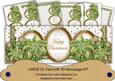 Olive Poinsettia Anglaise Happy Christmas Large Dl Kit