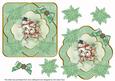 Bambi Trio Green Poin Fancy Decoupage Topper
