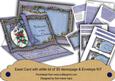 Blue Candy Cane Happy Christmas 3D Easel Book Kit