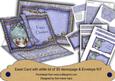 Blue Rooftops Happy Christmas 3D Easel Book Kit