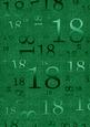 Dark Green 18 Birthday A4 Backing Paper