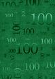 Dark Green 100 Birthday A4 Backing Paper