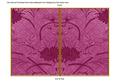 Cerise Oriental Reeds 7x5 Cut and Fold Card