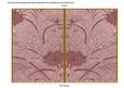 Dpink Oriental Reeds 7x5 Cut and Fold Card