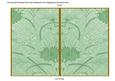 Mint Green Oriental Reeds 7x5 Cut and Fold Card