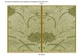 Olive Oriental Reeds 7x5 Cut and Fold Card