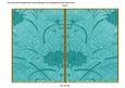 Teal Oriental Reeds 7x5 Cut and Fold Card