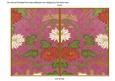 Cerise Oriental Reeds Colour 7x5 Cut and Fold Card