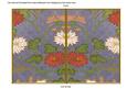 Dark Blue Oriental Reeds Colour 7x5 Cut and Fold Card