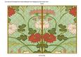Mint Green Oriental Reeds Colour 7x5 Cut and Fold Card