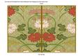 Olive Oriental Reeds Colour 7x5 Cut and Fold Card