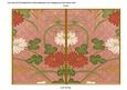 Pink Oriental Reeds Colour 7x5 Cut and Fold Card