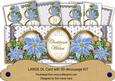 Pblue Poinsettia Anglaise Christmas Wishes Large Dl Kit
