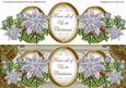 Silver Poinsettia from All of Us Dl Decoupage Topper