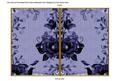 Dark Blue Vintage Tea Rose 7x5 Cut and Fold Card
