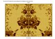 Gold Vintage Tea Rose 7x5 Cut and Fold Card