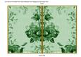 Mid Green Vintage Tea Rose 7x5 Cut and Fold Card