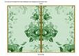 Mint Green Vintage Tea Rose 7x5 Cut and Fold Card