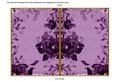 Purple Vintage Tea Rose 7x5 Cut and Fold Card