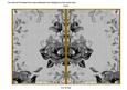Silver Vintage Tea Rose 7x5 Cut and Fold Card