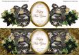 Black Night Happy New Year Large Dl Topper