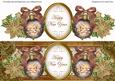 Snowy Village Happy New Year Large Dl Topper