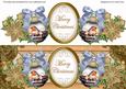 Blue Robin Merry Christmas Large Dl Topper
