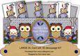 Pale Blue Owls Twittwitawoo Christmas Large Dl Card Kit