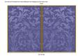 Dark Blue Aged Scrolls 7x5 Cut and Fold Card