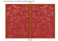 Dark Red Aged Scrolls 7x5 Cut and Fold Card