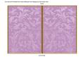 Lilac Aged Scrolls 7x5 Cut and Fold Card
