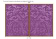 Purple Aged Scrolls 7x5 Cut and Fold Card