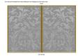 Silver Aged Scrolls 7x5 Cut and Fold Card