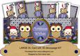 Dblue Christmas Owls Christmas Wishes Large Dl Card Kit