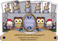 Pblue Christmas Owls Christmas Wishes Large Dl Card Kit